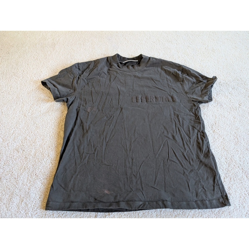 Women's Essentials Fear of God Brown Tee Small